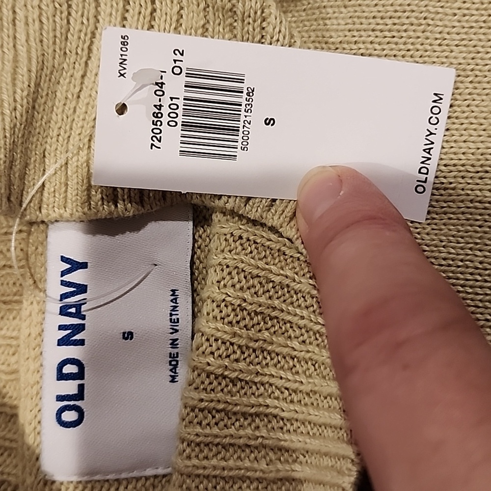 NWT Old Navy Women's Pullover Mock Turtleneck Sweater Seagrass Size S PTP 20 In - Picture 6 of 7